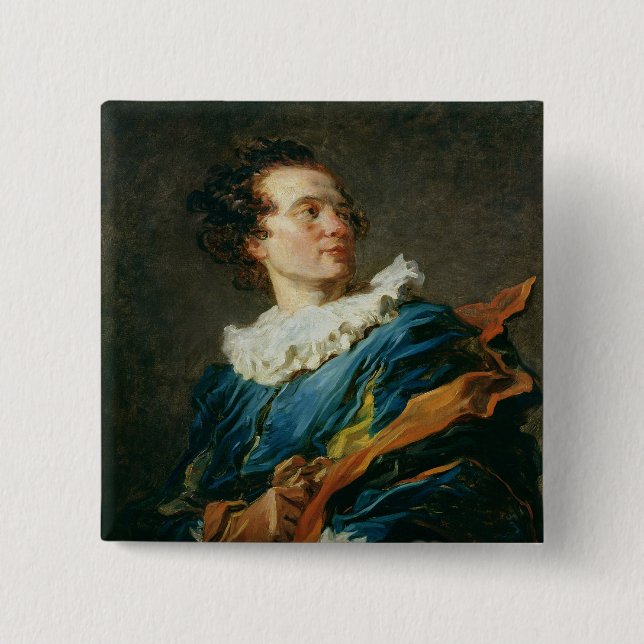 Figure of Fantasy Pinback Button (Front)