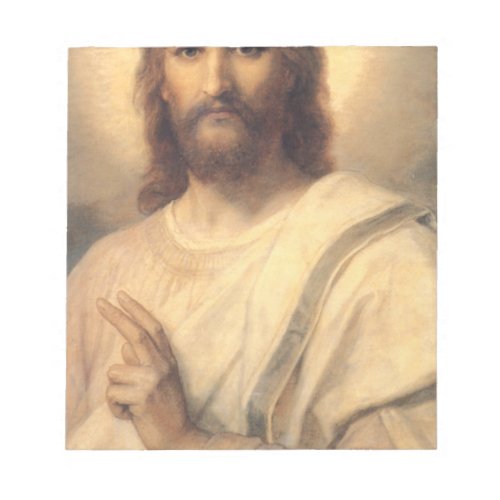 Figure Of Jesus Christ By Heinrich Hofmann Notepad