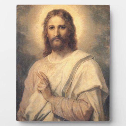 Figure Of Jesus Christ By Heinrich Hofmann Plaque