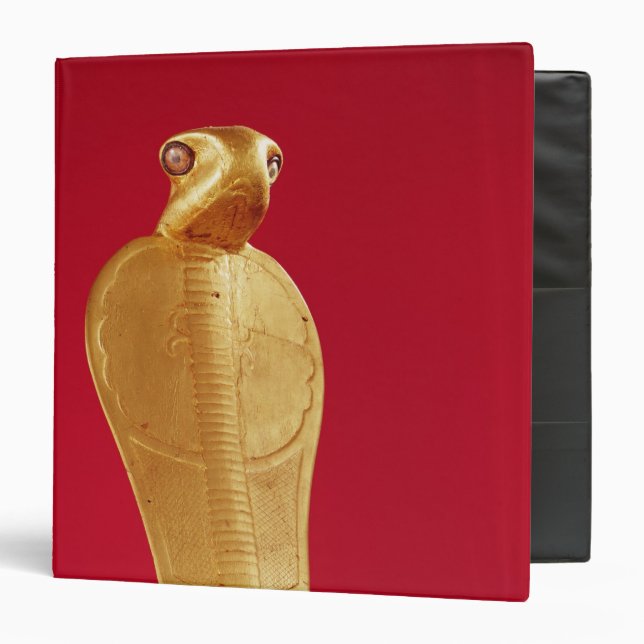 Figure of the cobra Netjer-Ankh 3 Ring Binder (Front/Inside)