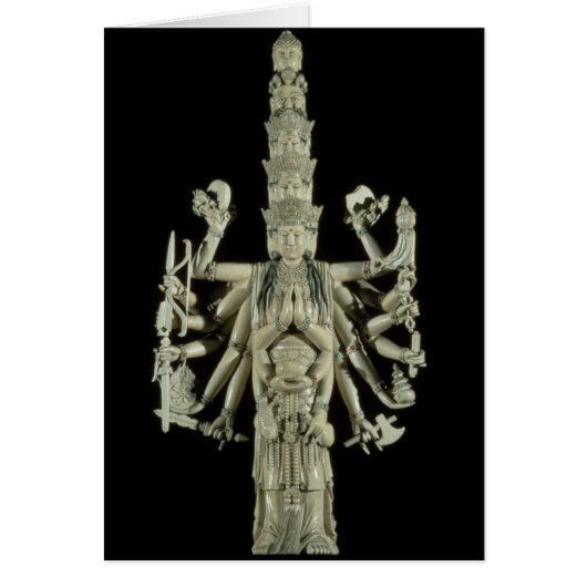 Figure of the Hindu Goddess Kali Cards (Front)