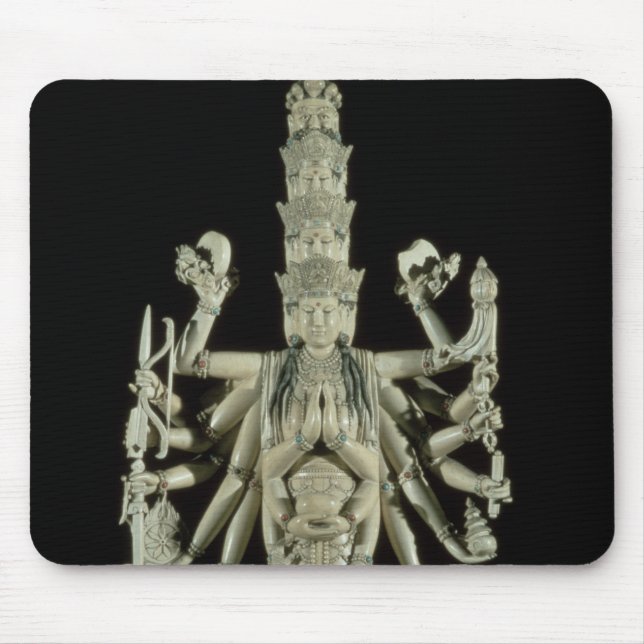 Figure of the Hindu Goddess Kali Mouse Pad (Front)