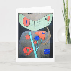 Figure of the Oriental Theater, Paul Klee Card