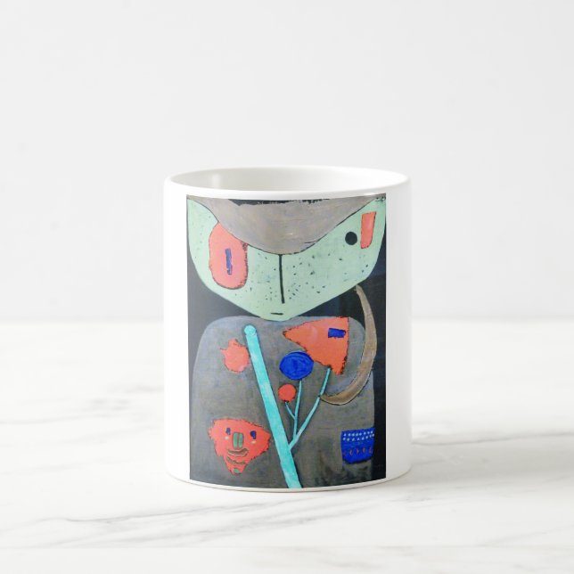 Figure of the Oriental Theater, Paul Klee Coffee Mug (Center)
