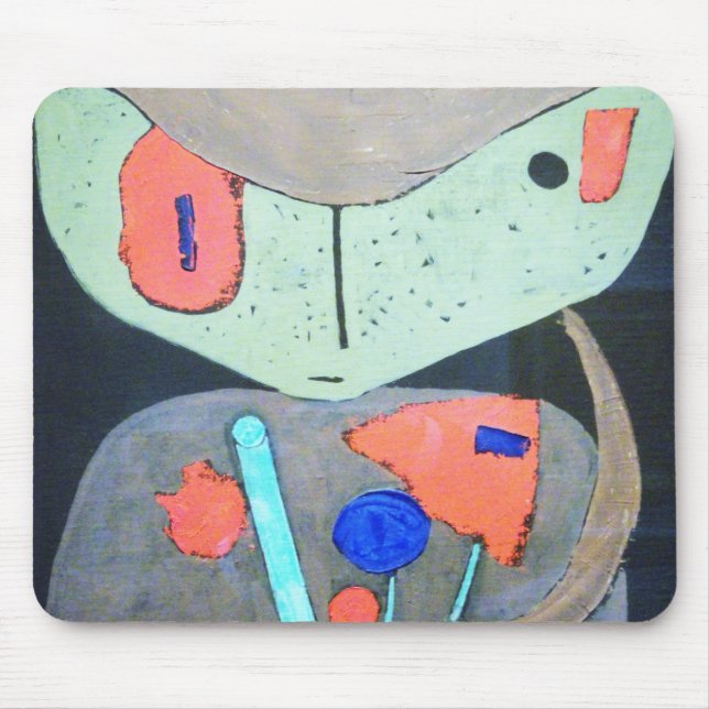Figure of the Oriental Theater, Paul Klee Mouse Pad (Front)