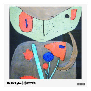 Figure of the Oriental Theater, Paul Klee Wall Decal