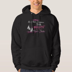Figure Skate Girl Ice Skating Hoodie