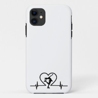 Figure Skate Heartbeat Phone Case