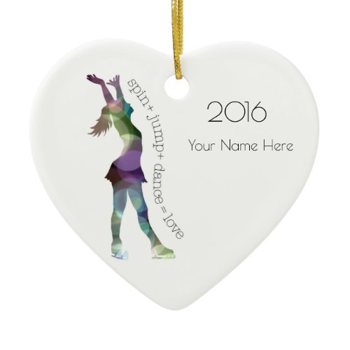 Figure Skate Ornament