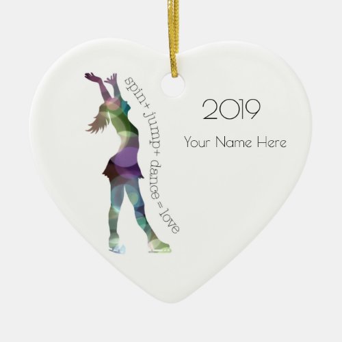 Figure Skate Ornament