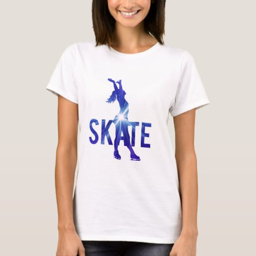 Figure Skate Star Logo T_Shirt