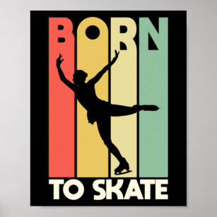 Figure Skater Gifts ,Just A Girl Who Loves Ice Skating Poster for Sale by  NJMGOAT