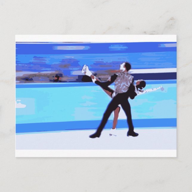Figure Skater Postcard (Front)