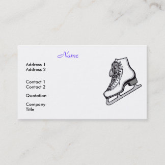 Figure Skaters Are Cool Business Card