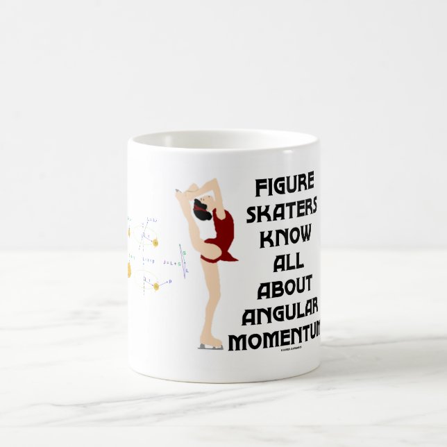 Figure Skaters Know All About Angular Momentum Coffee Mug (Center)