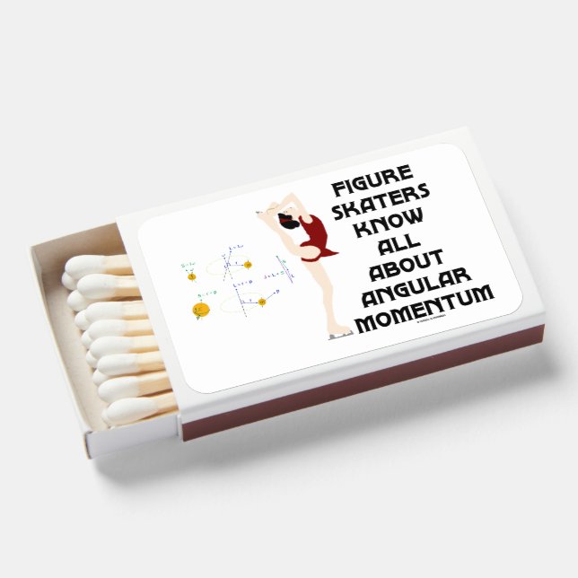 Figure Skaters Know All About Angular Momentum Matchboxes (Front Open)