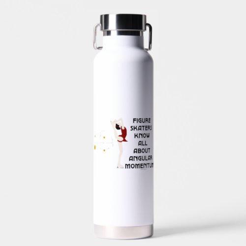 Figure Skaters Know All About Angular Momentum Water Bottle