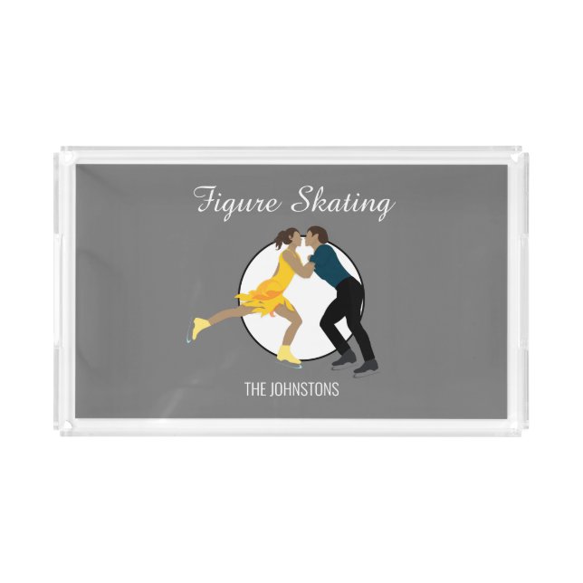 Figure Skating Acrylic Tray (Front)