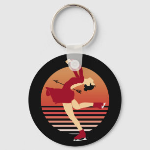 Figure Skating - Art Of Ice Dancing Keychain