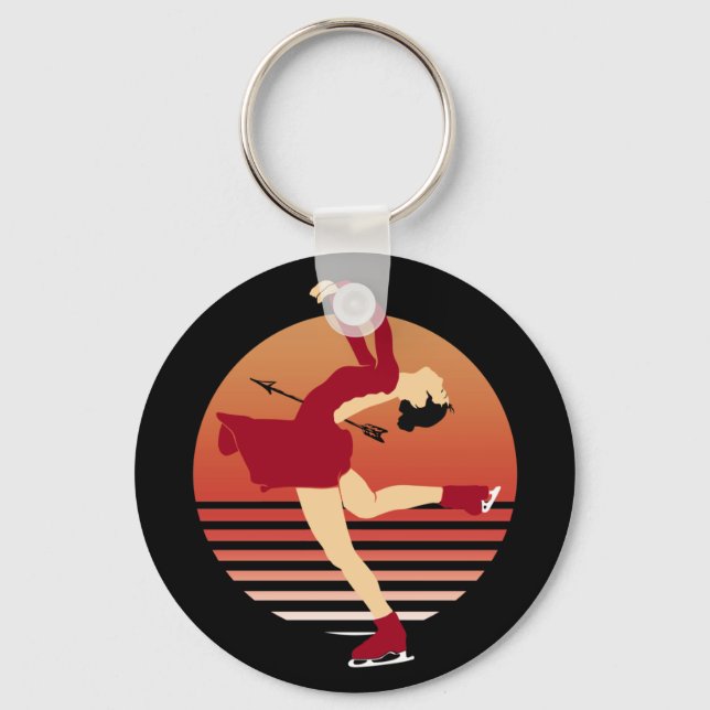 Figure Skating - Art Of Ice Dancing Keychain (Front)