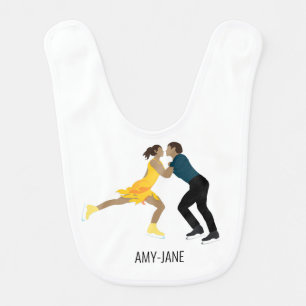 Figure Skating Baby Bib