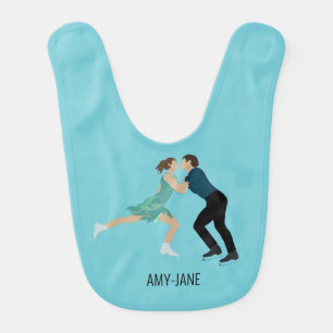 Figure Skating Baby Bib