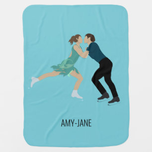 Figure Skating Baby Blanket