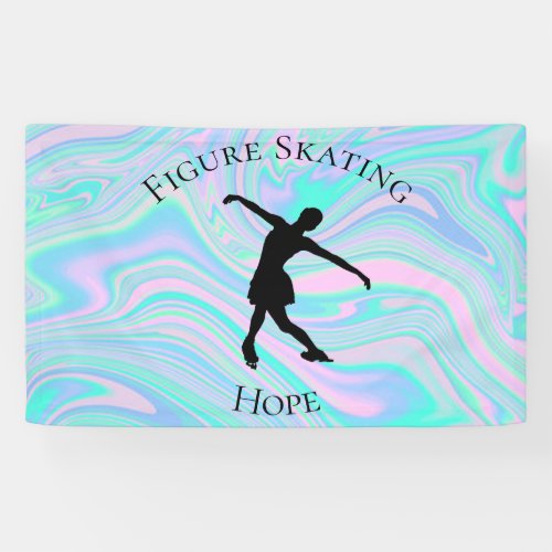 Figure Skating Banner with Her Name