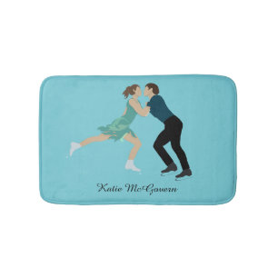 Figure Skating Bath Mat