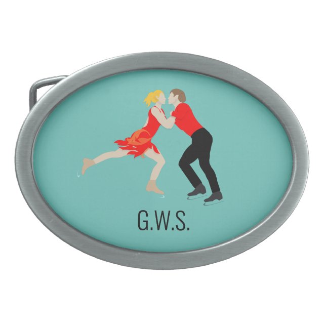 Figure Skating Belt Buckle (Front)