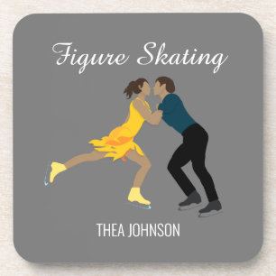 Figure Skating Beverage Coaster