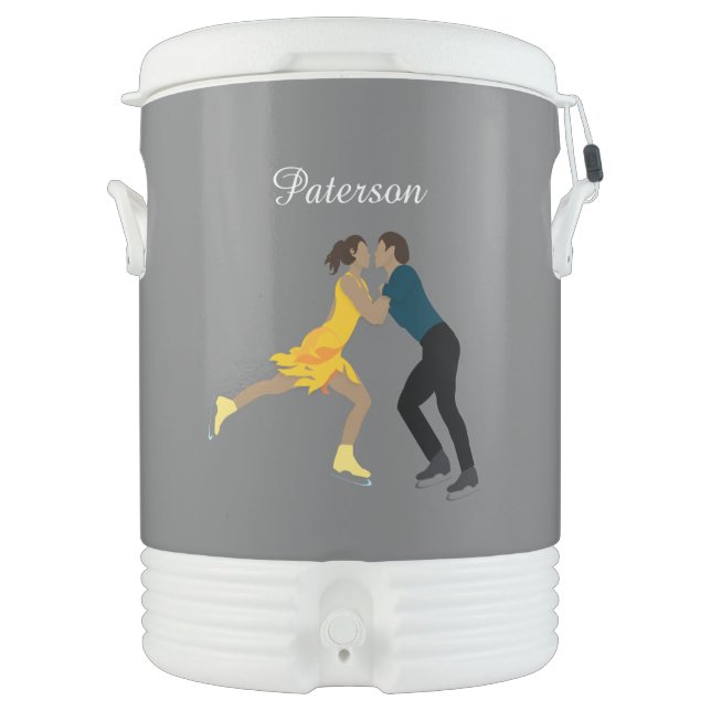 Figure Skating Beverage Cooler (Front)