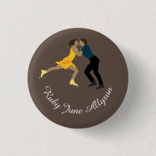 Figure Skating Button