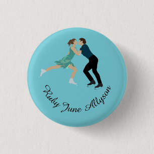 Figure Skating Button