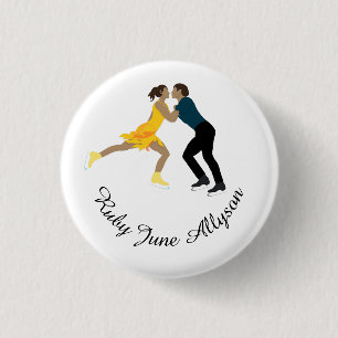 Figure Skating Button