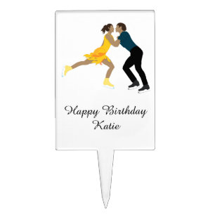 Figure Skating Cake Topper