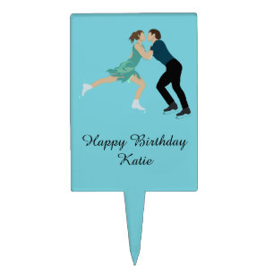 Figure Skating Cake Topper