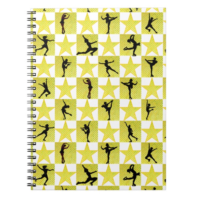 FIGURE SKATING CHRISTMAS QUEEN NOTEBOOK (Front)
