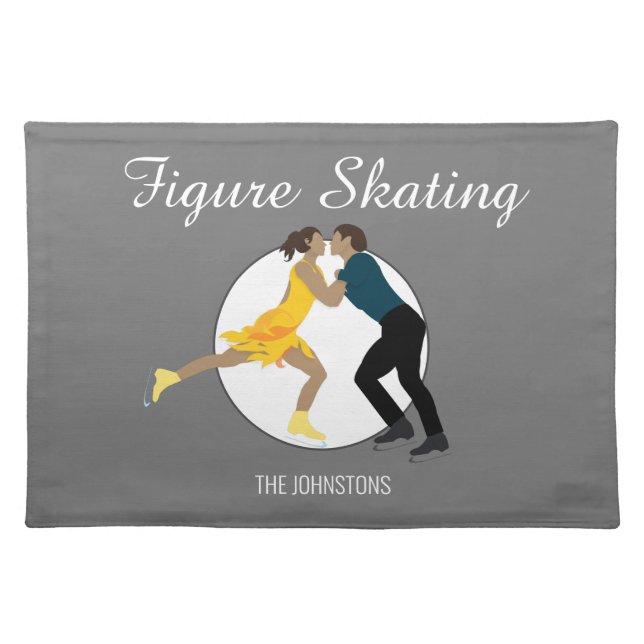 Figure Skating Cloth Placemat (Front)