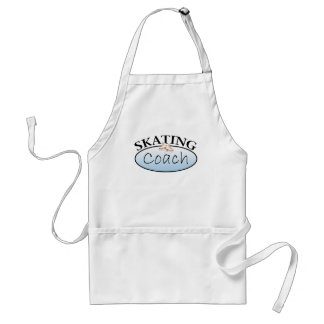 Figure Skating Coach Adult Apron