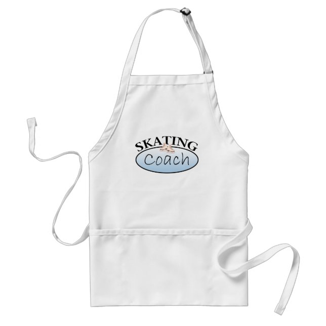 Figure Skating Coach Adult Apron (Front)