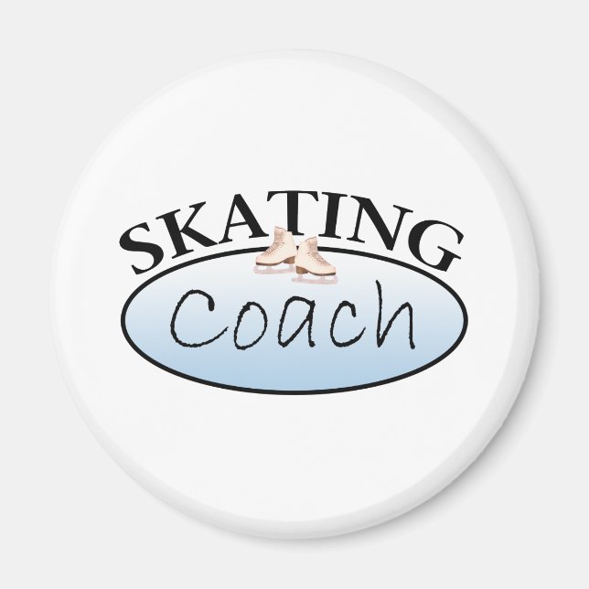 Figure Skating Coach Magnet (Front)
