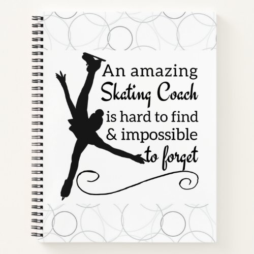 Figure skating coach notebook _ Hard to find