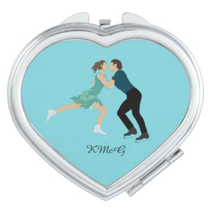 Figure Skating Compact Mirror