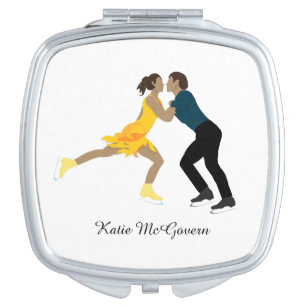 Figure Skating Compact Mirror