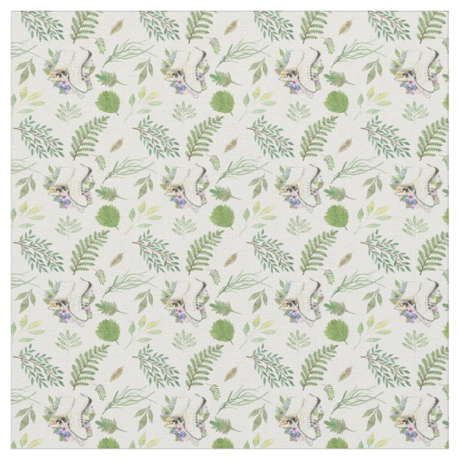 Figure Skating Cotton Fabric (Close Up)