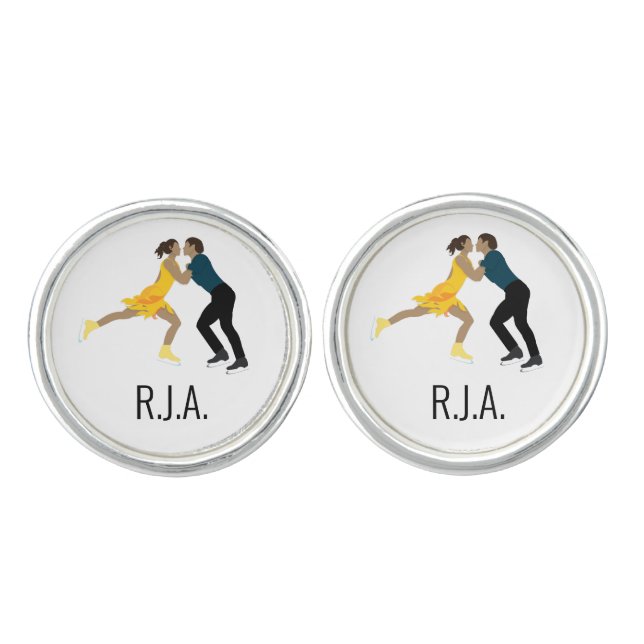 Figure Skating Cufflinks (Front)