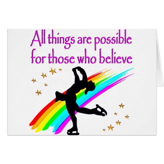 FIGURE SKATING DREAMS CARDS (Front Horizontal)