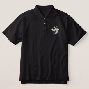 Figure Skating Embroidered Polo Shirt