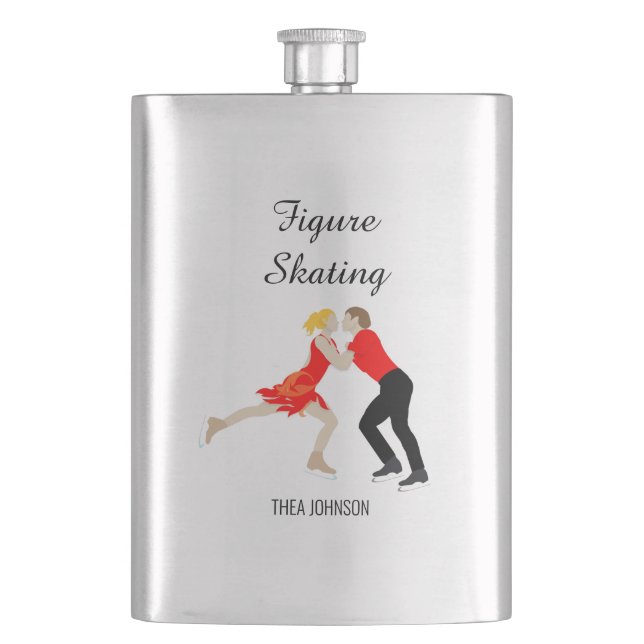 Figure Skating Flask (Front)